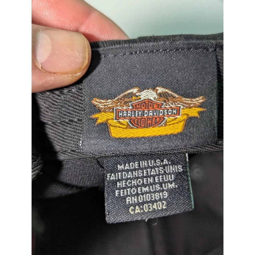 Harley-Davidson Adjustable Hat Made In USA 2003 Vintage - Picture 6 of 16